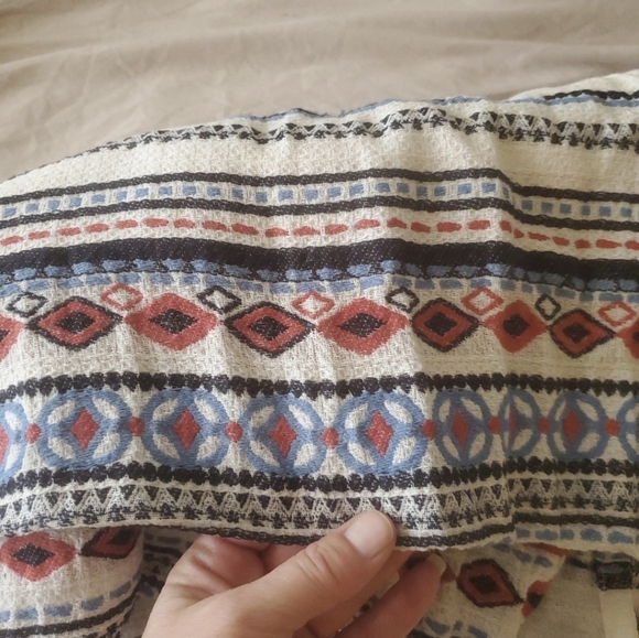 Haus & Haven Ira Stripe Shower Curtain 100% Cotton. - Picture 2 of 8